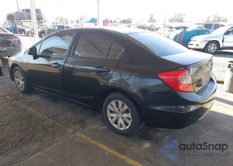 2012 Honda Civic Lx from USA, damaged, VIN 19XFB2F55CE383304